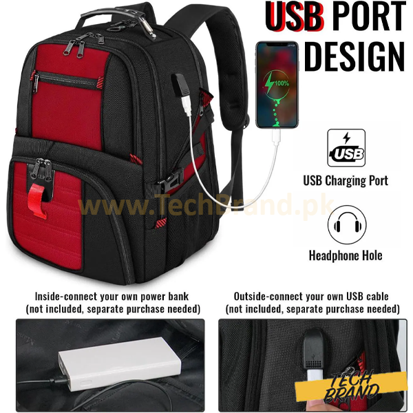 YOREPEK 50L Laptop Travel Backpack for Men Women